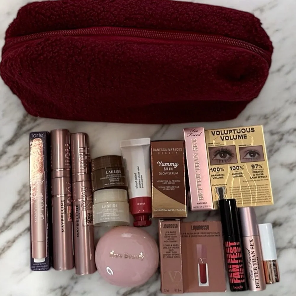 NEW Makeup Lot Tarte Too Faced Danessa Myricks Valentino Mascara Lip Eye Gift